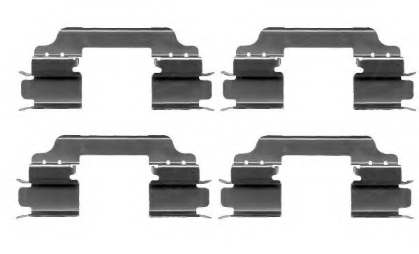 Set accesorii, placute frana 8DZ 355 203-151 HELLA - Componente/ accesorii frana Set accesorii, placute frana 8DZ 355 203-151 HELLA - Componente/ accesorii frana
