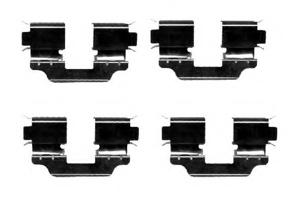 Set accesorii, placute frana 8DZ 355 203-171 HELLA - Componente/ accesorii frana Set accesorii, placute frana 8DZ 355 203-171 HELLA - Componente/ accesorii frana