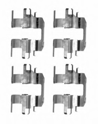 Set accesorii, placute frana 8DZ 355 204-181 HELLA - Componente/ accesorii frana Set accesorii, placute frana 8DZ 355 204-181 HELLA - Componente/ accesorii frana