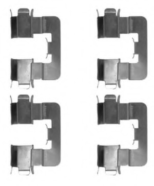 Set accesorii, placute frana 8DZ 355 204-631 HELLA - Componente/ accesorii frana Set accesorii, placute frana 8DZ 355 204-631 HELLA - Componente/ accesorii frana