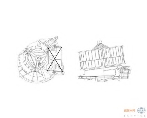 Ventilator, habitaclu 8EW 009 157-211 HELLA - Motor ventilator/piese Ventilator, habitaclu 8EW 009 157-211 HELLA - Motor ventilator/piese