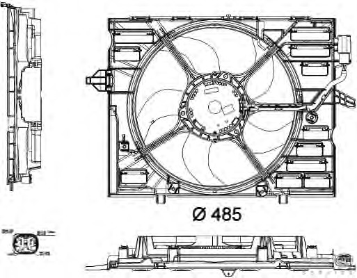 Ventilator, radiator 8EW 351 040-441 HELLA - Ventilator radiator Ventilator, radiator 8EW 351 040-441 HELLA - Ventilator radiator