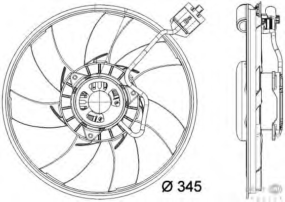 Ventilator, radiator 8EW 351 041-791 HELLA - Ventilator radiator Ventilator, radiator 8EW 351 041-791 HELLA - Ventilator radiator