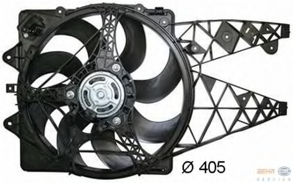 Ventilator, radiator 8EW 351 042-621 HELLA - Ventilator radiator
