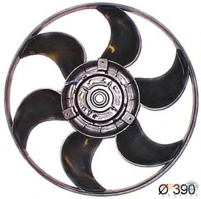 Ventilator, radiator 8EW 351 043-681 HELLA - Gmv (electroventilator )