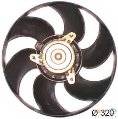 Ventilator, radiator 8EW 351 044-161 HELLA - Gmv (electroventilator ) Ventilator, radiator 8EW 351 044-161 HELLA - Gmv (electroventilator )