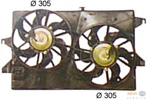 Ventilator, radiator 8EW 351 044-441 HELLA - Gmv (electroventilator ) Ventilator, radiator 8EW 351 044-441 HELLA - Gmv (electroventilator )