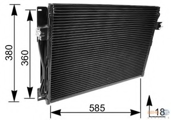 Condensator, climatizare 8FC 351 036-091 HELLA - Radiator clima Condensator, climatizare 8FC 351 036-091 HELLA - Radiator clima