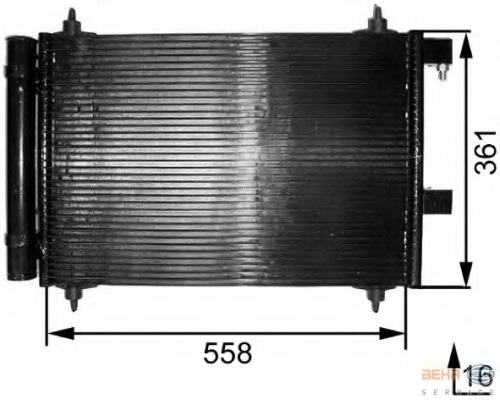 Condensator, climatizare 8FC 351 300-251 HELLA - Radiator clima Condensator, climatizare 8FC 351 300-251 HELLA - Radiator clima