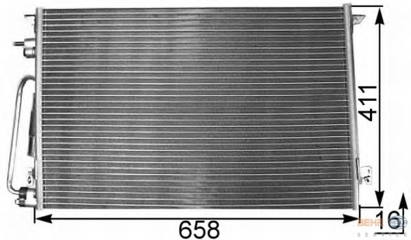 Condensator, climatizare 8FC 351 300-311 HELLA - Radiator clima Condensator, climatizare 8FC 351 300-311 HELLA - Radiator clima