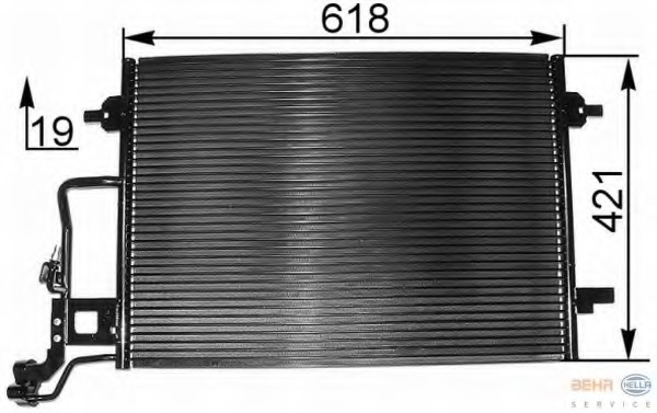 Condensator, climatizare 8FC 351 300-394 HELLA - Radiator clima Condensator, climatizare 8FC 351 300-394 HELLA - Radiator clima