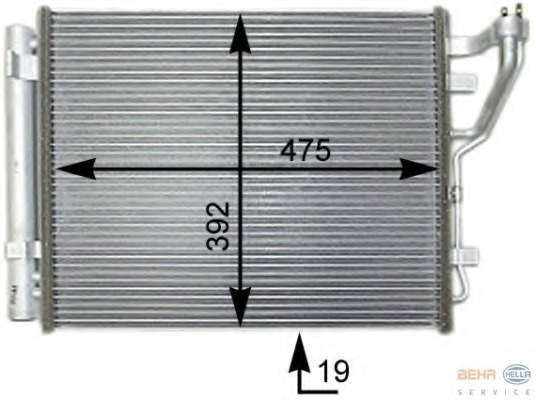 Condensator, climatizare 8FC 351 303-221 HELLA - Radiator clima Condensator, climatizare 8FC 351 303-221 HELLA - Radiator clima