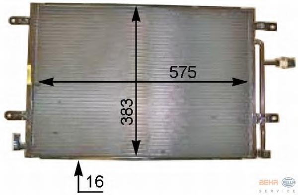 Condensator, climatizare 8FC 351 304-751 HELLA - Radiator clima Condensator, climatizare 8FC 351 304-751 HELLA - Radiator clima