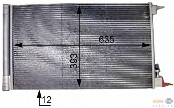Condensator, climatizare 8FC 351 307-634 HELLA - Radiator clima Condensator, climatizare 8FC 351 307-634 HELLA - Radiator clima