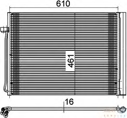 Condensator, climatizare 8FC 351 309-711 HELLA - Radiator clima Condensator, climatizare 8FC 351 309-711 HELLA - Radiator clima