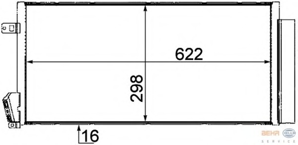 Condensator, climatizare 8FC 351 310-591 HELLA - Radiator clima Condensator, climatizare 8FC 351 310-591 HELLA - Radiator clima
