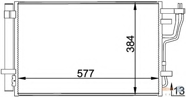 Condensator, climatizare 8FC 351 318-441 HELLA - Radiator clima Condensator, climatizare 8FC 351 318-441 HELLA - Radiator clima