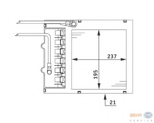 Schimbator caldura, incalzire habitaclu 8FH 351 311-151 HELLA - Schimbator caldura Schimbator caldura, incalzire habitaclu 8FH 351 311-151 HELLA - Schimbator caldura