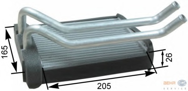 Schimbator caldura, incalzire habitaclu 8FH 351 315-221 HELLA - Schimbator caldura Schimbator caldura, incalzire habitaclu 8FH 351 315-221 HELLA - Schimbator caldura