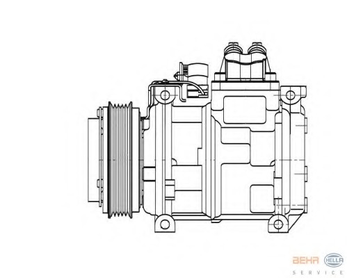 Compresor, climatizare 8FK 351 110-131 HELLA - Compresor/piese Compresor, climatizare 8FK 351 110-131 HELLA - Compresor/piese