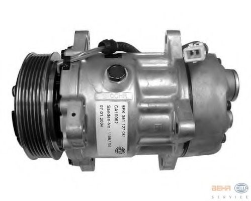 Compresor, climatizare 8FK 351 127-081 HELLA - Compresor/piese Compresor, climatizare 8FK 351 127-081 HELLA - Compresor/piese