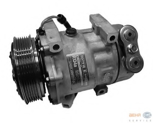 Compresor, climatizare 8FK 351 127-371 HELLA - Compresor/piese Compresor, climatizare 8FK 351 127-371 HELLA - Compresor/piese
