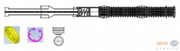 uscator,aer conditionat 8FT 351 192-441 HELLA - Uscator uscator,aer conditionat 8FT 351 192-441 HELLA - Uscator