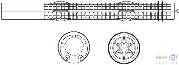 uscator,aer conditionat 8FT 351 335-311 HELLA - Uscator uscator,aer conditionat 8FT 351 335-311 HELLA - Uscator