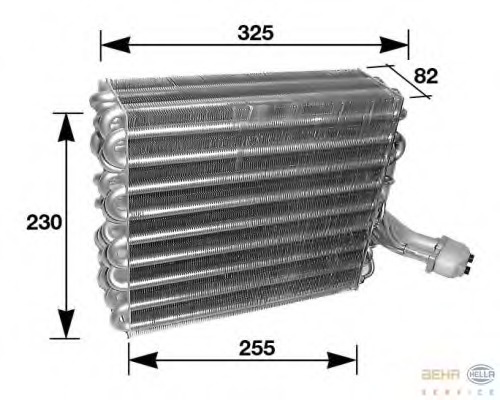 evaporator,aer conditionat 8FV 351 210-311 HELLA - Vaporizator