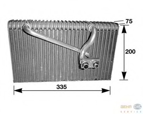 evaporator,aer conditionat 8FV 351 210-681 HELLA - Vaporizator evaporator,aer conditionat 8FV 351 210-681 HELLA - Vaporizator