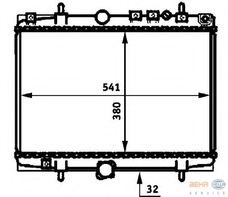 Radiator, racire motor 8MK 376 714-411 HELLA - Radiator apa/piese Radiator, racire motor 8MK 376 714-411 HELLA - Radiator apa/piese