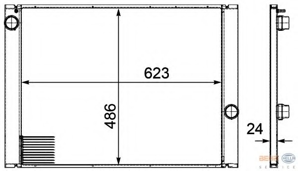 Radiator, racire motor 8MK 376 719-141 HELLA - Radiator apa/piese Radiator, racire motor 8MK 376 719-141 HELLA - Radiator apa/piese
