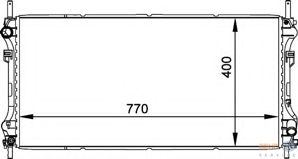 Radiator, racire motor 8MK 376 764-091 HELLA - Radiator apa/piese Radiator, racire motor 8MK 376 764-091 HELLA - Radiator apa/piese