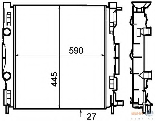 Radiator, racire motor 8MK 376 772-031 HELLA - Radiator apa/piese Radiator, racire motor 8MK 376 772-031 HELLA - Radiator apa/piese