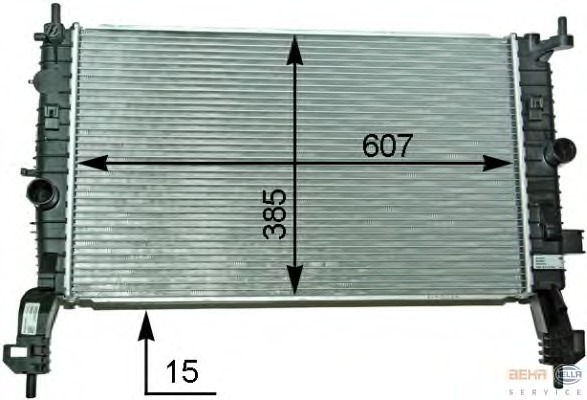 Radiator, racire motor 8MK 376 910-281 HELLA - Radiator apa/piese Radiator, racire motor 8MK 376 910-281 HELLA - Radiator apa/piese