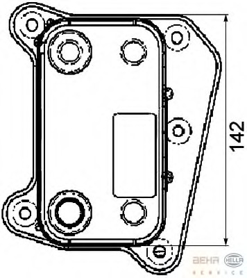 Radiator ulei, ulei motor 8MO 376 726-091 HELLA - Radiator ulei Radiator ulei, ulei motor 8MO 376 726-091 HELLA - Radiator ulei