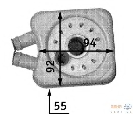 Radiator ulei, ulei motor 8MO 376 726-221 HELLA - Radiator ulei Radiator ulei, ulei motor 8MO 376 726-221 HELLA - Radiator ulei