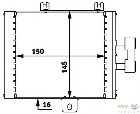 Radiator ulei, ulei motor 8MO 376 726-271 HELLA - Ungere Radiator ulei, ulei motor 8MO 376 726-271 HELLA - Ungere