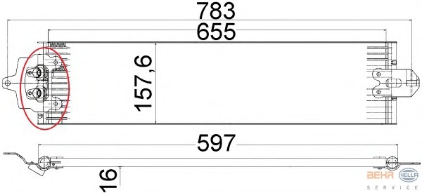 Radiator racire ulei, cutie de viteze automata 8MO 376 726-291 HELLA - Cutie de viteze automata