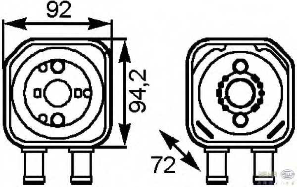 Radiator ulei, ulei motor 8MO 376 778-041 HELLA - Radiator ulei / accesorii Radiator ulei, ulei motor 8MO 376 778-041 HELLA - Radiator ulei / accesorii