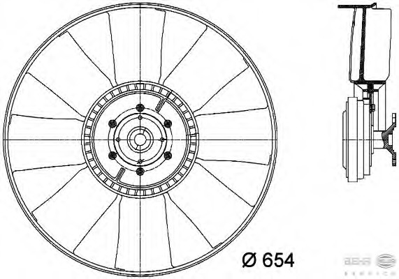Ventilator, radiator 8MV 376 731-381 HELLA - Ventilator radiator Ventilator, radiator 8MV 376 731-381 HELLA - Ventilator radiator