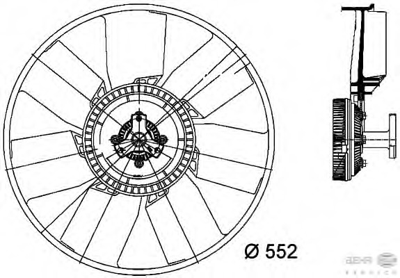 Ventilator, radiator 8MV 376 757-141 HELLA - Gmv (electroventilator ) Ventilator, radiator 8MV 376 757-141 HELLA - Gmv (electroventilator )