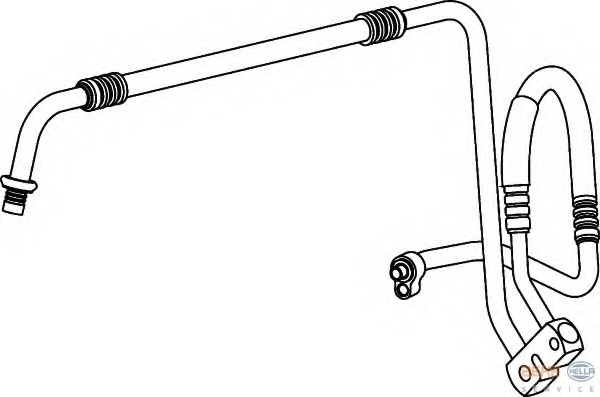 conducta presiune variabila,aer conditionat 9GS 351 337-011 HELLA - Furtune aer conditionat