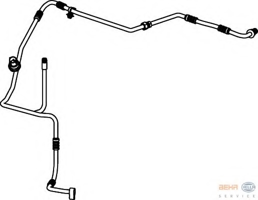 conducta presiune variabila,aer conditionat 9GS 351 337-101 HELLA - Furtune aer conditionat
