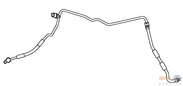 conducta presiune variabila,aer conditionat 9GS 351 337-401 HELLA - Furtune aer conditionat