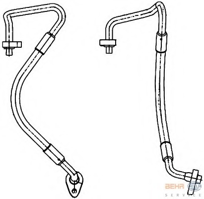 conducta inalta presiune,aer conditionat 9GS 351 338-571 HELLA - Furtune aer conditionat
