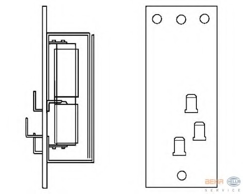 Rezistor, ventilator habitaclu 9ML 351 332-151 HELLA - Motor ventilator/piese Rezistor, ventilator habitaclu 9ML 351 332-151 HELLA - Motor ventilator/piese