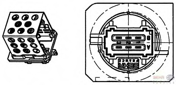 Rezistor, ventilator habitaclu 9ML 351 332-271 HELLA - Motor ventilator/piese Rezistor, ventilator habitaclu 9ML 351 332-271 HELLA - Motor ventilator/piese