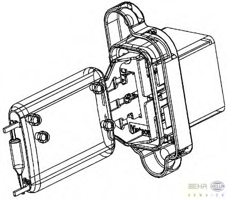 Rezistor, ventilator habitaclu 9ML 351 332-361 HELLA - Motor ventilator/piese Rezistor, ventilator habitaclu 9ML 351 332-361 HELLA - Motor ventilator/piese