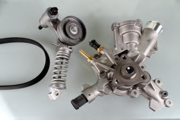 Pompa apa + Set curea transmisie cu caneluri PK03340 HEPU - Set curea transmisie cu caneluri Pompa apa + Set curea transmisie cu caneluri PK03340 HEPU - Set curea transmisie cu caneluri